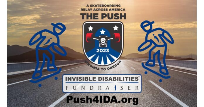 Almost to Oregon on The Push, A Skateboarding Relay Across America for Invisible Disabilities