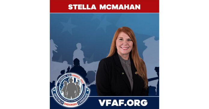 Ron Eller for congress (MS2) and Stella McMahan for coroner in Lauderdale County MS have been endorsed by Vets for Trump