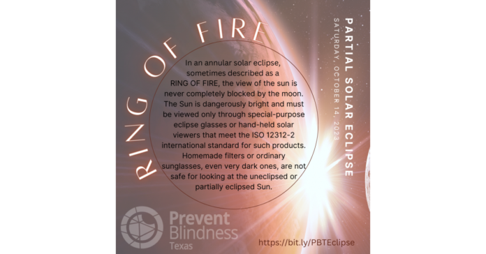 A Ring of Fire in the Skies Can Damage Your Eyes