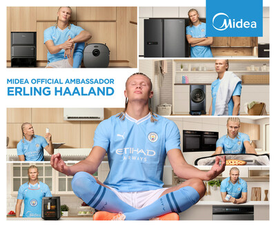 ERLING HAALAND BECOMES MIDEA BRAND AMBASSADOR ERLING HAALAND BECOMES MIDEA BRAND AMBASSADOR