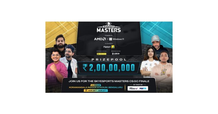 Skyesports Masters Sponsored by Industry Giants Descends into Bangalore for INR 2 Crore Grand Finale
