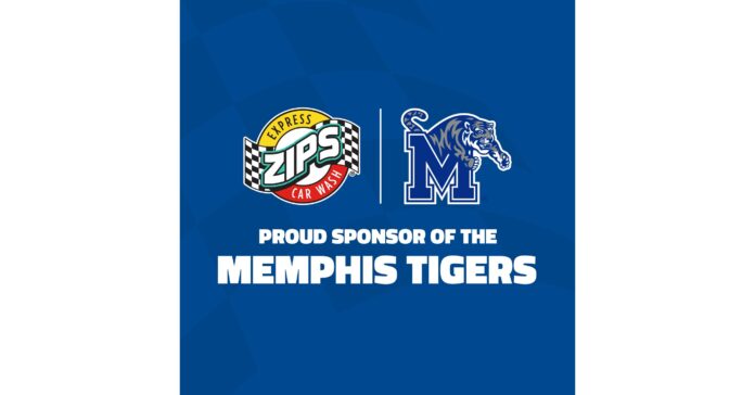 ZIPS Car Wash is now a Proud Sponsor of The Memphis Tigers through its Multi-Year Athletics Sponsorship Agreement with LEARFIELD