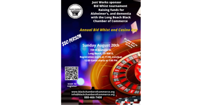 Just Works sponsors the Southern California Black Chamber of Commerce's Annual Bid Whist and Casino Day
