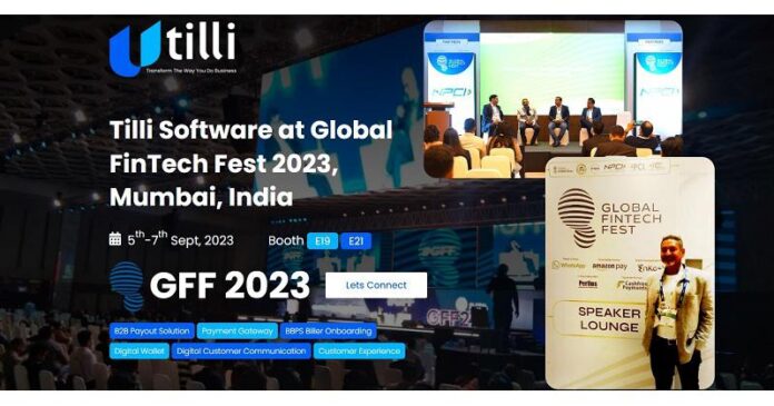 Tilli Software to Showcase Cutting-Edge Fintech Solutions at Global Fintech Fest 2023
