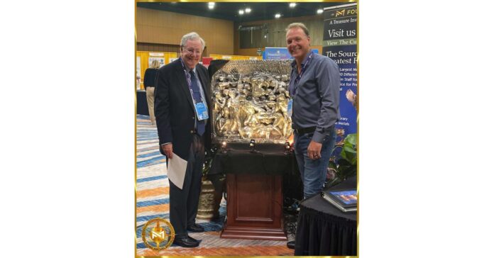 Mark Russo Unveils an Original Pure Silver Michelangelo Sculpture Entitled "Battle of the Centaurs”