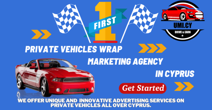 "UMI.CY Makes History as Cyprus' First Car Wrap Marketing Agency, transforming private vehicles into moving billboards