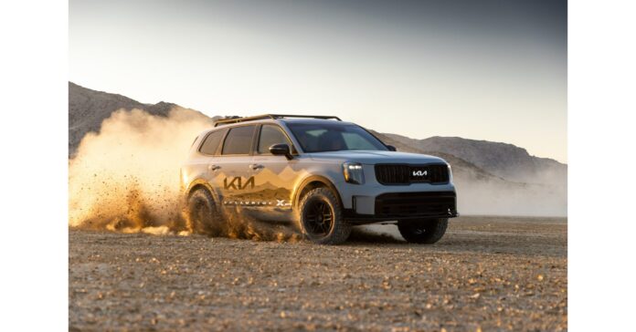 El KIA TELLURIDE X-PRO MODIFICADO SE PREPARA PARA EL REBELLE RALLY