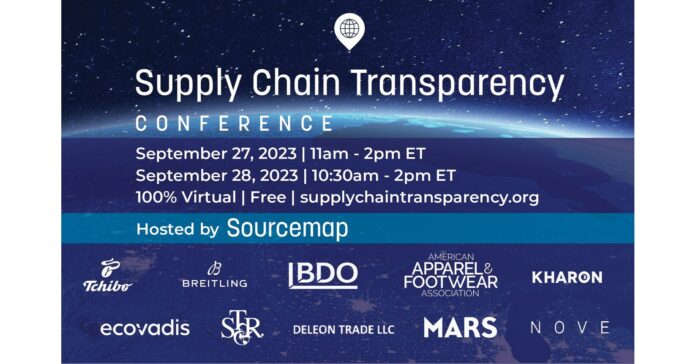 The Third Annual Supply Chain Transparency Conference Brings Together Top Global Brands, Innovators and Industry Experts