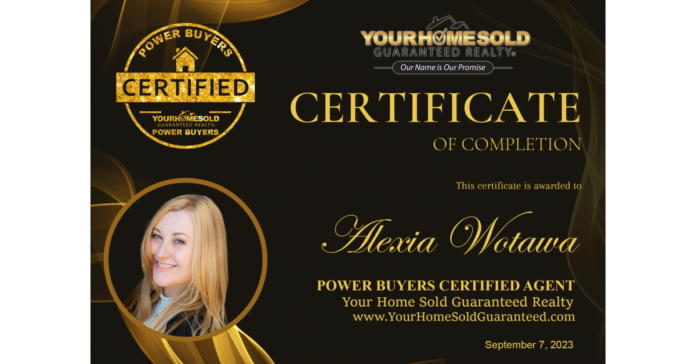 Alexia Wotawa Achieves "YHSGR POWER BUYER" and "YHSGR Advantage Sellers Solutions" Certifications at YHSGR