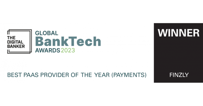 Finzly Wins "Best PaaS Provider of the Year (Payments)" at the 2023 Global BankTech Awards