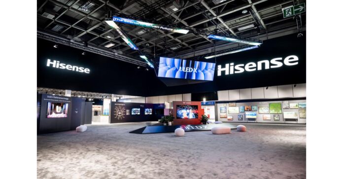 Hisense Group President Fisher Yu Elaborates Technical System "Screens, Operation System and Platform" at IFA 2023