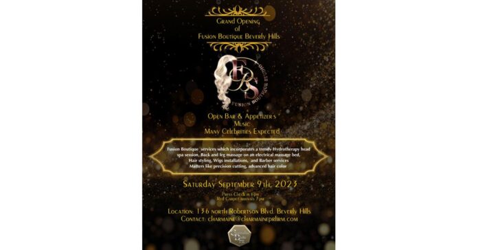Grand Opening of Fusion Boutique Beverly Hills Charmaine Blake PR Firm
