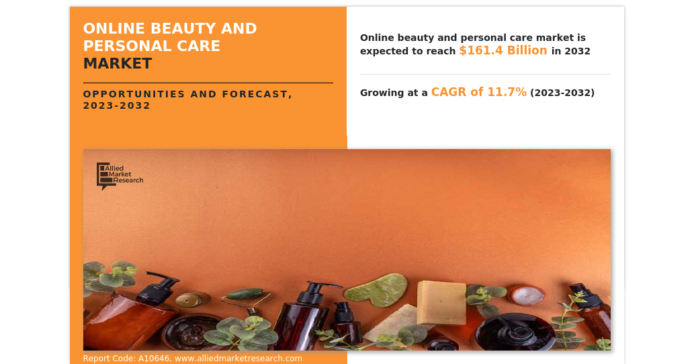 Online Beauty And Personal Care Market Value is Projected to cross worth of $161.4 billion at a CAGR of 11.7% by 2032