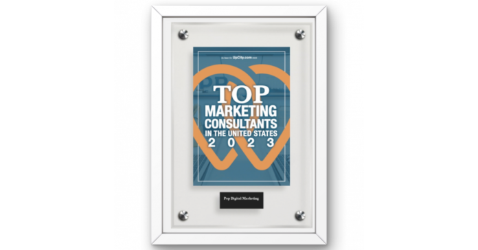 Pop Digital Marketing Earns Prestigious Recognition as "Top Marketing Consultants in the United States for 2023"