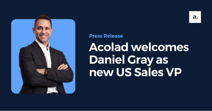 Acolad welcomes Daniel Gray as new US Sales Vice-President