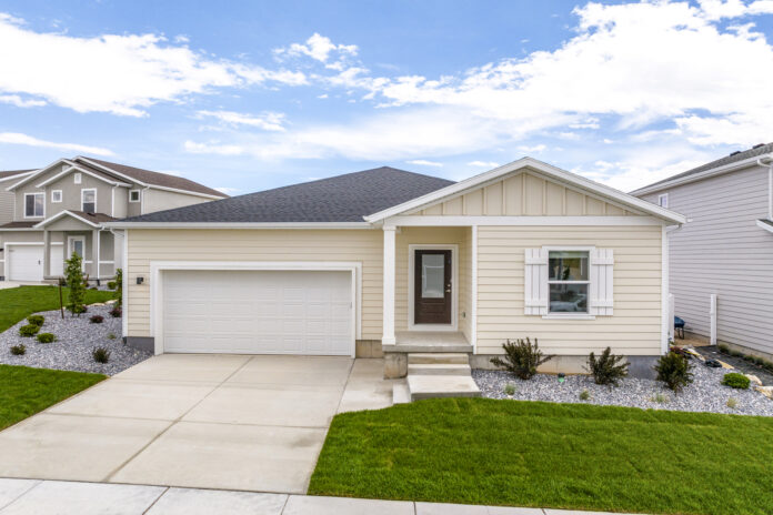 LGI Homes Opens First Community in Utah The stunning Monroe floor plan at Oquirrh Mountain Ranch offers 4 bedrooms and 3 bathrooms.