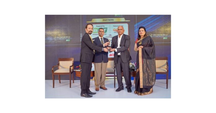 AAV Ranga Raju MD NCC Ltd is Construction World Person of the Year 2023