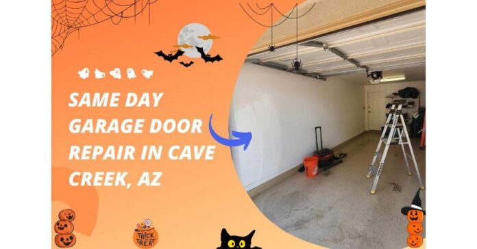 Arizona Garage Door Repair Guru Introduce Spooky-Good Same Day Garage Door Repair Services in Cave Creek, Arizona.