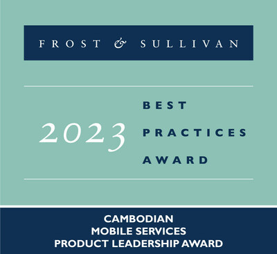 Frost & Sullivan Recognizes Cellcard with the 2023 Cambodian Product 2023 Cambodian Mobile Services Product Leadership Award