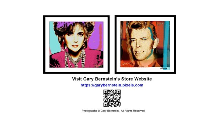 ELIZABETH TAYLOR, JOAN COLLINS PHOTOGRAPHER GARY BERNSTEIN LAUNCHES A NEW GALLERY OF COLLECTIBLE ART FOR SALE TO THE GENERAL PUBLIC