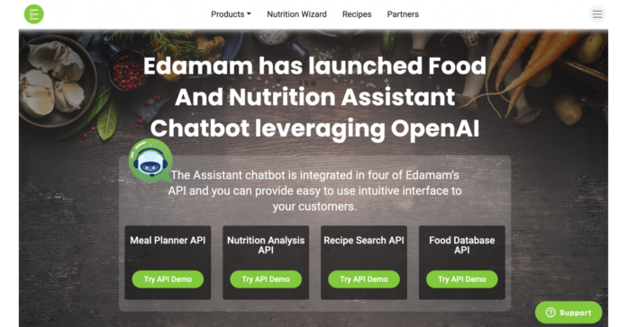Edamam Launches an AI Powered Chatbot for Intuitive Querying of Its APIs
