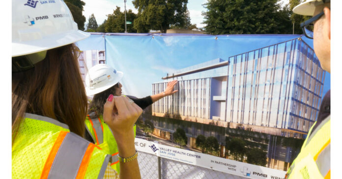 PMB and Santa Clara Valley Healthcare celebrate the groundbreaking for a 230,000 square-foot medical office building in San Jose, Calif.