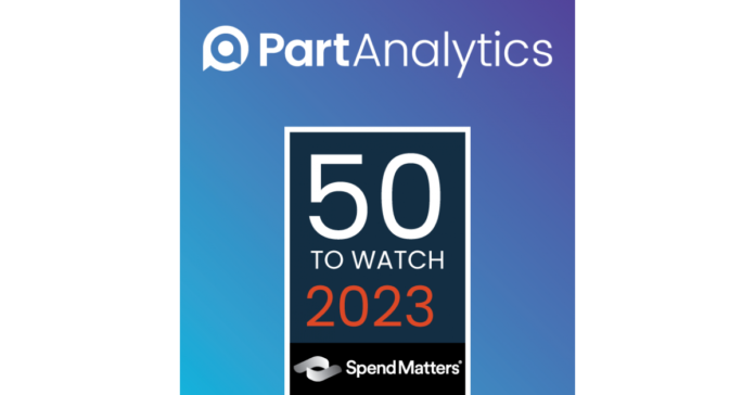 Part Analytics Named in Spend Matters' 