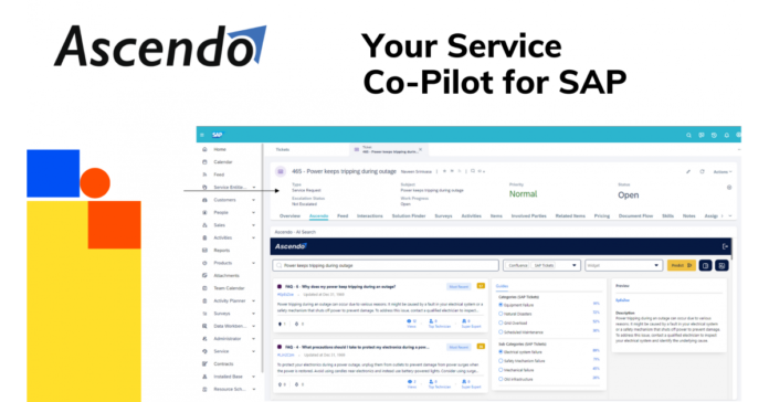 SAP and Ascendo AI partnership delivers AI service copilot through the SAP store