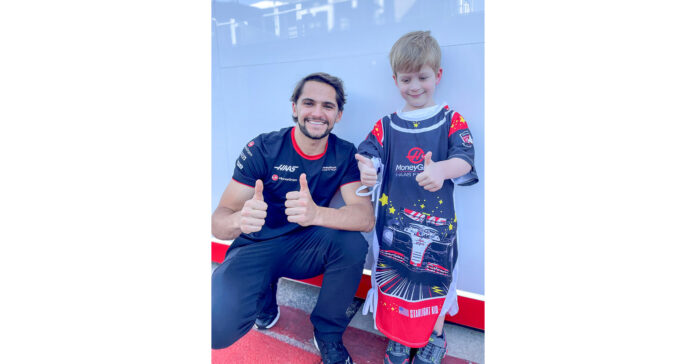 Starlight Children's Foundation and MoneyGram Haas F1 Team Unveil VF-23-Themed Starlight Hospital Gown