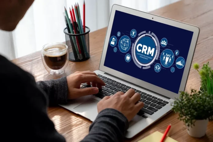 CustomerRelationshipManagementSystemOnModishComputerForCrmBusiness