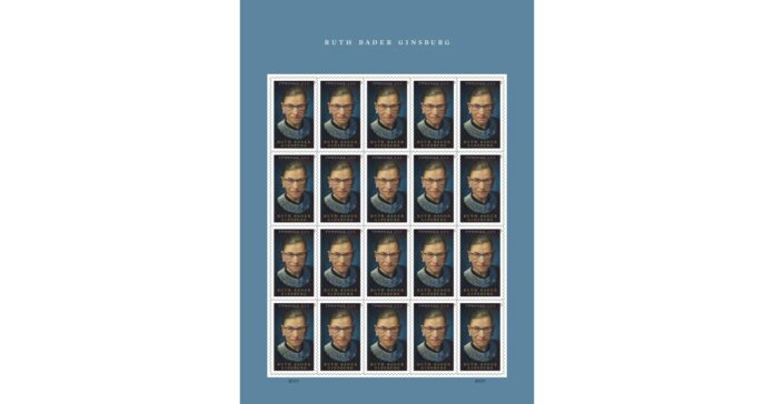 U.S. Postal Service Commemorates Legacy of Ruth Bader Ginsburg