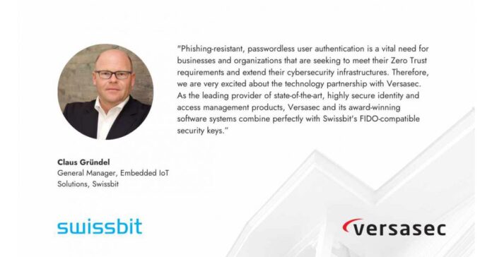 Versasec and Swissbit Announce Technology Partnership, Combining Forces for Most Flexible Hardware Authentication