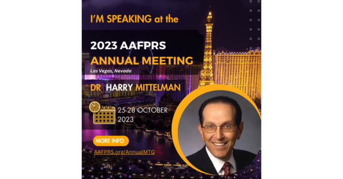 Dr. Mittelman of Mittelman Plastic Surgery to Speak at AAFPRS Annual Meeting