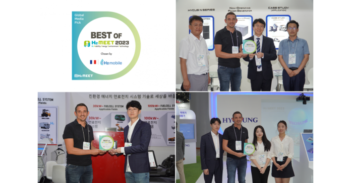 Global Media Outlets Honored 15 Korean Hydrogen Companies at H2 MEET 2023 Global Media Awards