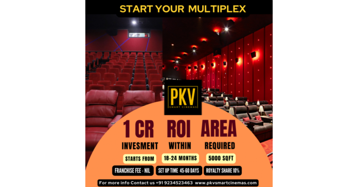 Multiplex Business offers opportunities to start business in just 1 Crore with PKV Smart Cinemas