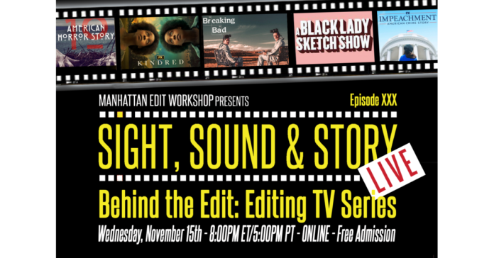 Editing TV Series" on November 15th