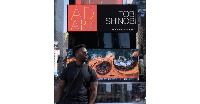 Tobi Shinobi's AR Infused Photography Takes Times Square Thanks to Big Win at MvVO Ad Art Show