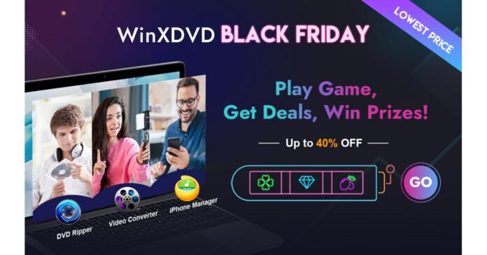 WinXDVD Unveils Black Friday Promotion Up to 40% OFF on DVD Video Tools with Gifts