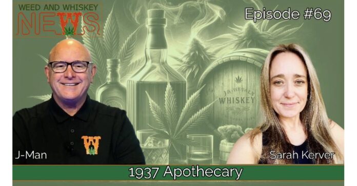 Sarah Kerver of 1937 Apothecary Shines on Episode 69 of Weed and Whiskey News