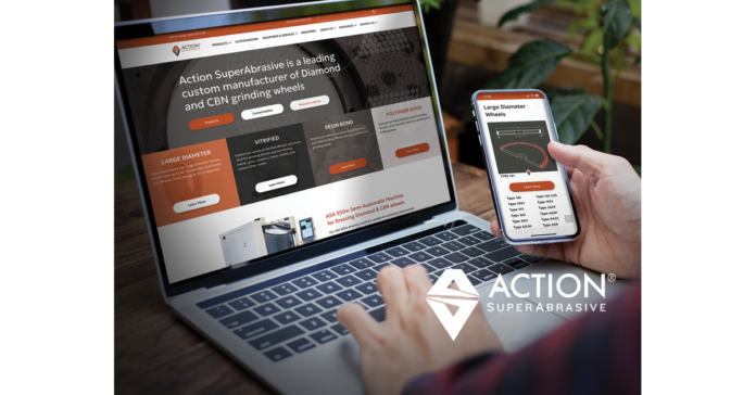 Action SuperAbrasive Launches New Website, Making Access to Precision Grinding Solutions Easier Than Ever