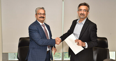 Deloitte India partners with Ramco Systems to redefine the landscape (L-R) Rohit Mathur, SVP & SBU Head – HR and Payroll, Ramco Systems, and Gokul Chaudhri, President, Tax, Deloitte Touche Tohmatsu India LLP, during the signing ceremony at the Deloitte office in Bengaluru, India