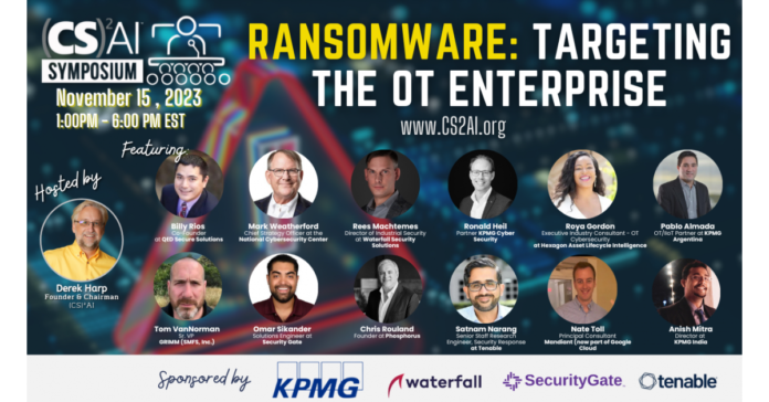 Experts Share Insights on Combating OT Ransomware Threats at Upcoming Cybersecurity Event