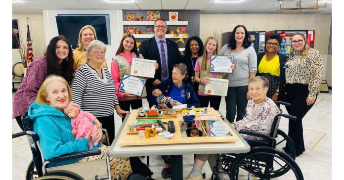 Local Girl Scout Troop partners with Nesconset Skilled Nursing Center