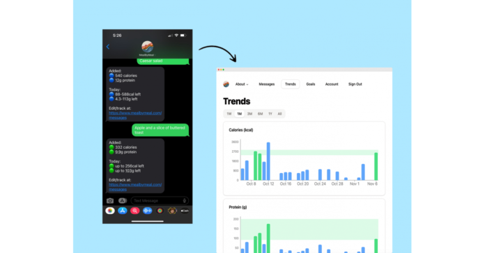 MealByMeal Launches To Track Calories Over Text Messages