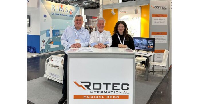 Rotec International at the recent Medica Trade Show in Dusseldorf, Germany