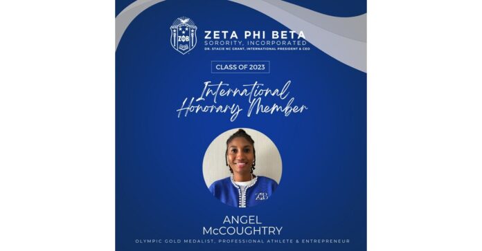 Zeta Phi Beta Sorority, Incorporated Announces Olympic Gold Medalist, Professional Athlete, and Entrepreneur, Angel McCoughtry, as an Honorary Member