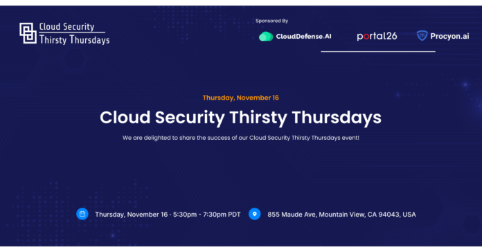 Recap of Cloud Security Thirsty Thursdays Event