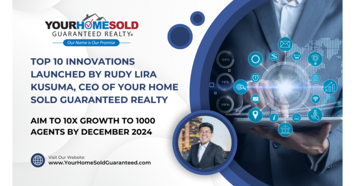 TOP 10 Innovations Launched by Rudy Lira Kusuma, CEO of YHSGR, Aim to 10X Growth to 1000 Agents by December 2024