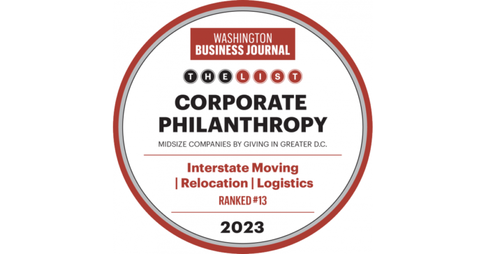 Interstate Earns Top Honors as a Corporate Philanthropy Powerhouse in Greater Washington