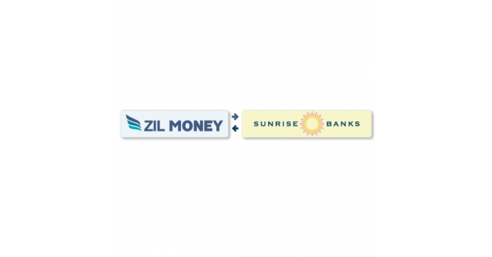 Zil Money Announces Banking-as-a-Service Partnership with Sunrise Bank